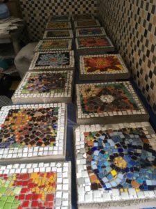 Flower pavers for the Argenziano School garden